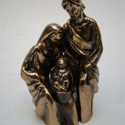 Imagen del Belén de la Sagrada Familia creado por Piró Orfebres